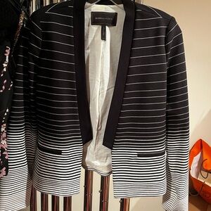 BCBGMAXAZRIA black and white blazer size S.